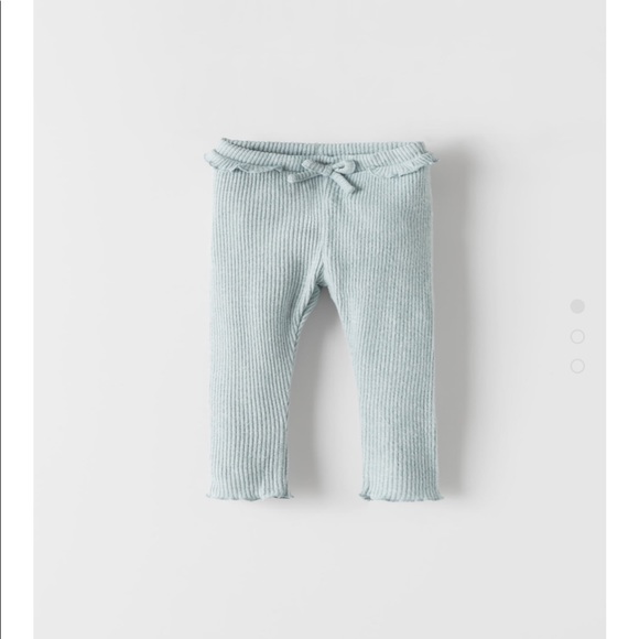NWT Zara Baby Soft Ribbed Leggings 3-6 months - Picture 1 of 7